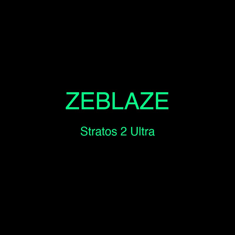 Zeblaze Stratos 2 Ultra smartwatch